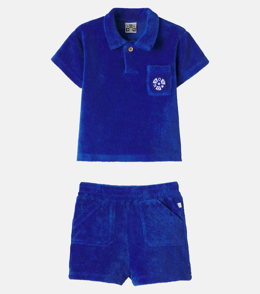 Baby Nivio polo shirt and Nono shorts set | Bonton