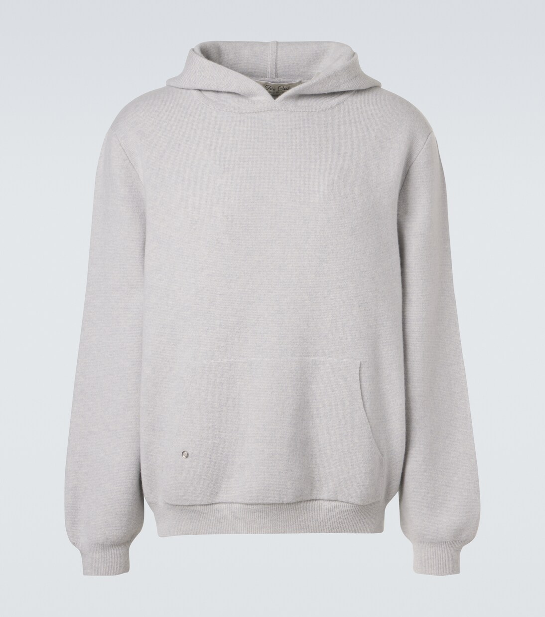 Cashmere hoodie with quartz | God's True Cashmere