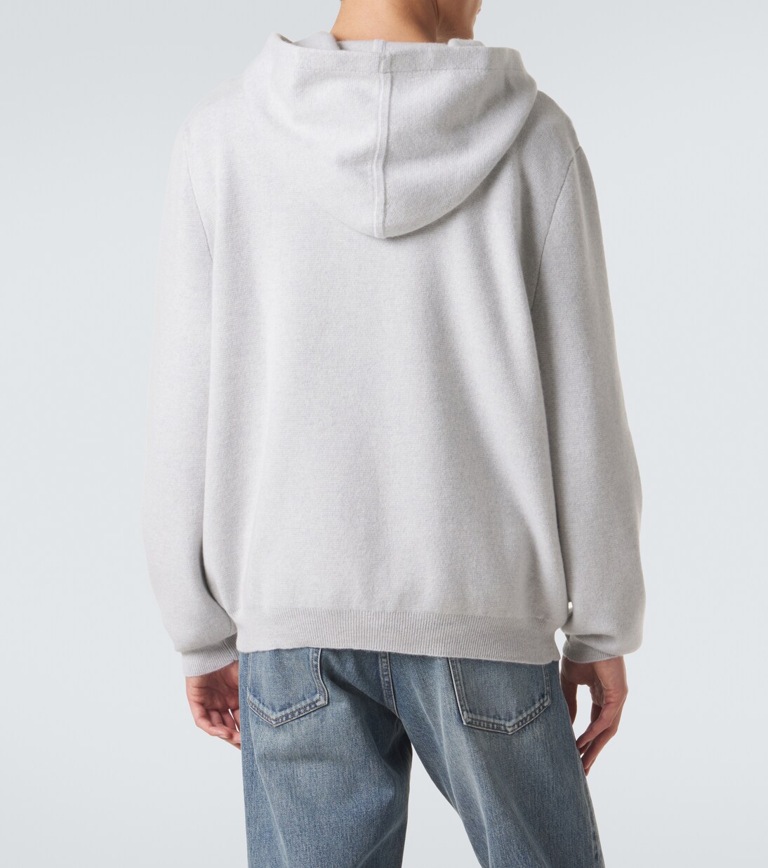 Cashmere hoodie with quartz | God's True Cashmere