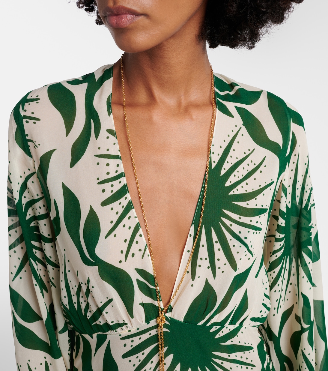 Robe longue imprimée Odele | Cala de la Cruz