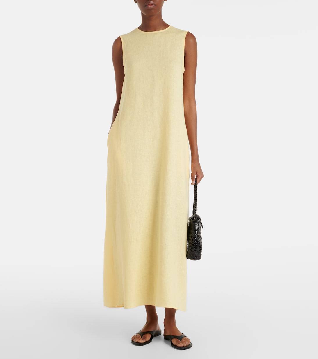 Tallin linen maxi dress | Asceno