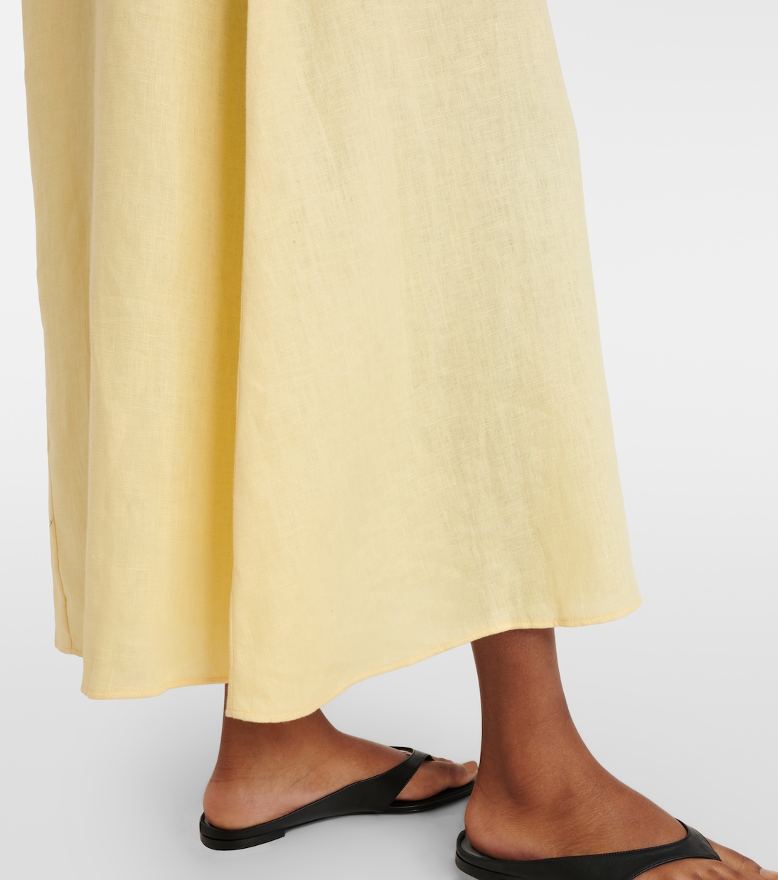 Tallin linen maxi dress | Asceno