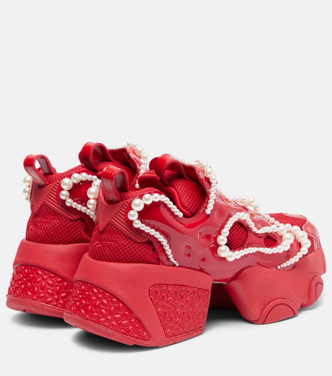 X Reebok Verzierte Plateau-Sneakers | Noir Kei Ninomiya