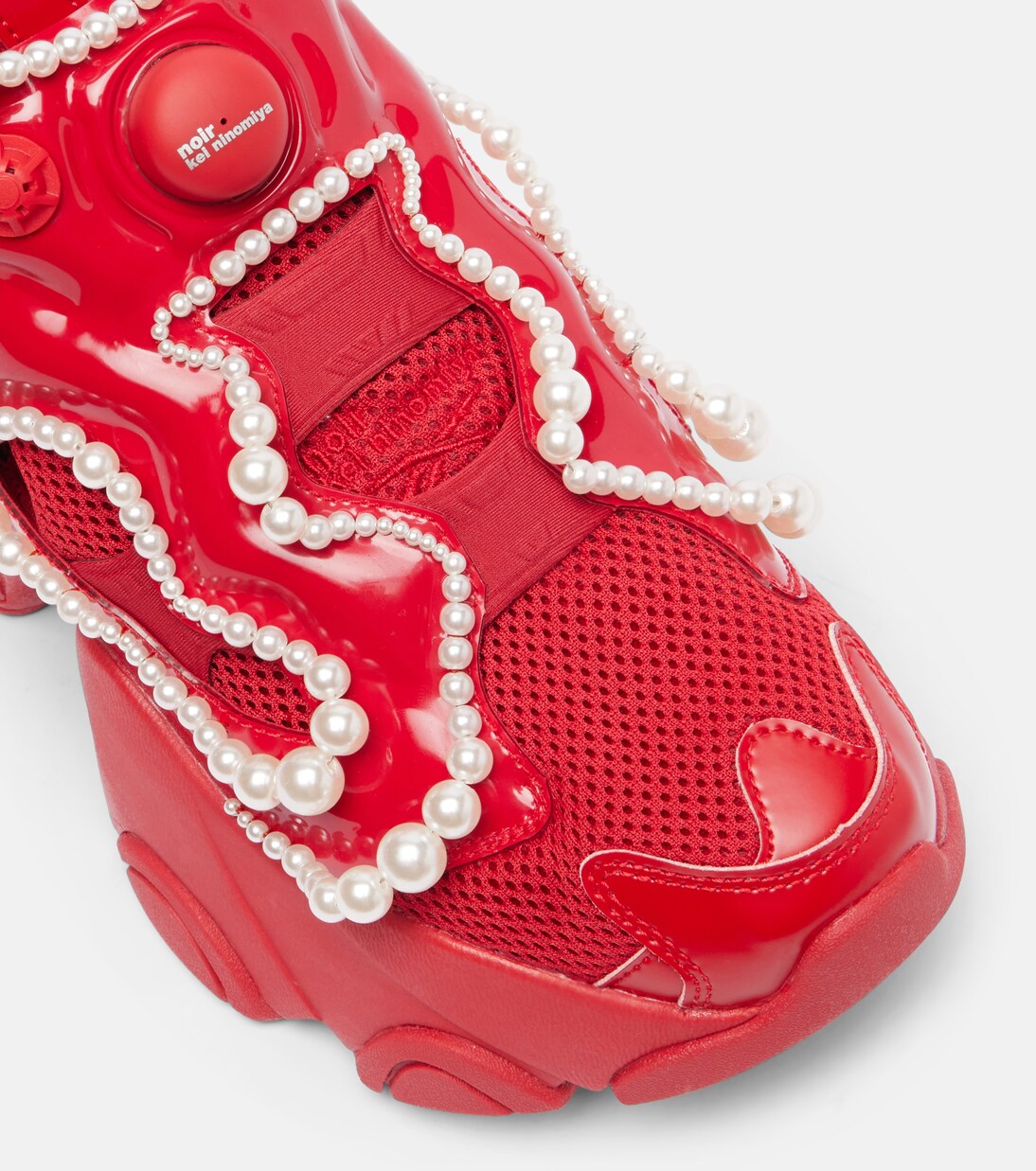X Reebok Verzierte Plateau-Sneakers | Noir Kei Ninomiya
