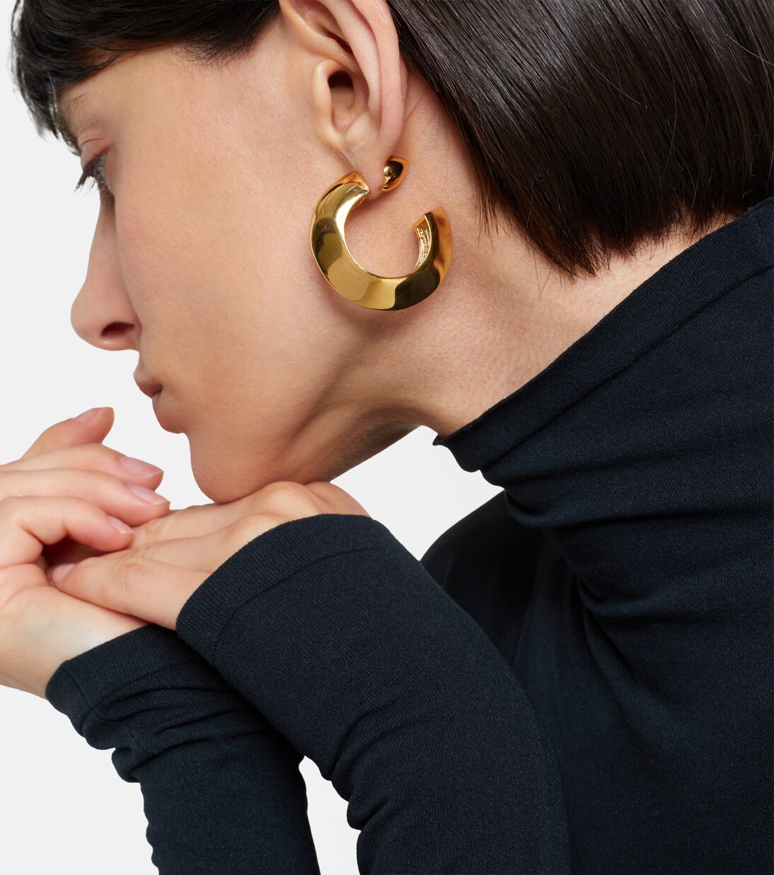 Orecchini a cerchio Edge | Alaïa