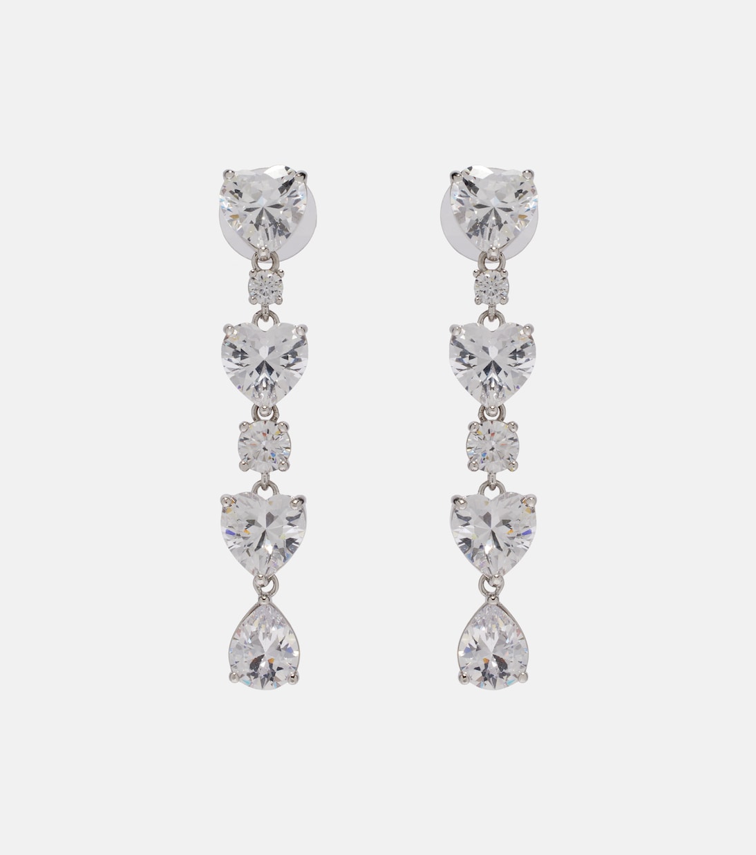 Tiered embellished earrings | Self-Portrait