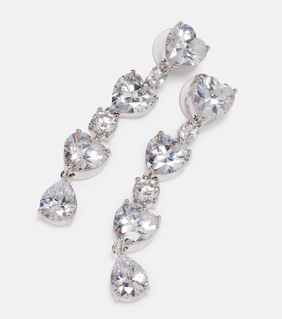 Tiered embellished earrings | Self-Portrait