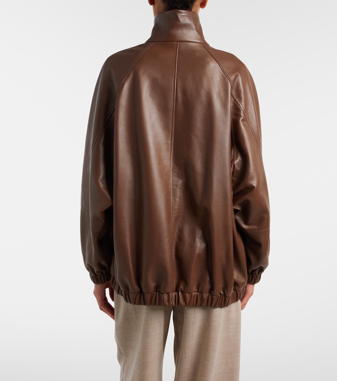Monili leather jacket | Brunello Cucinelli
