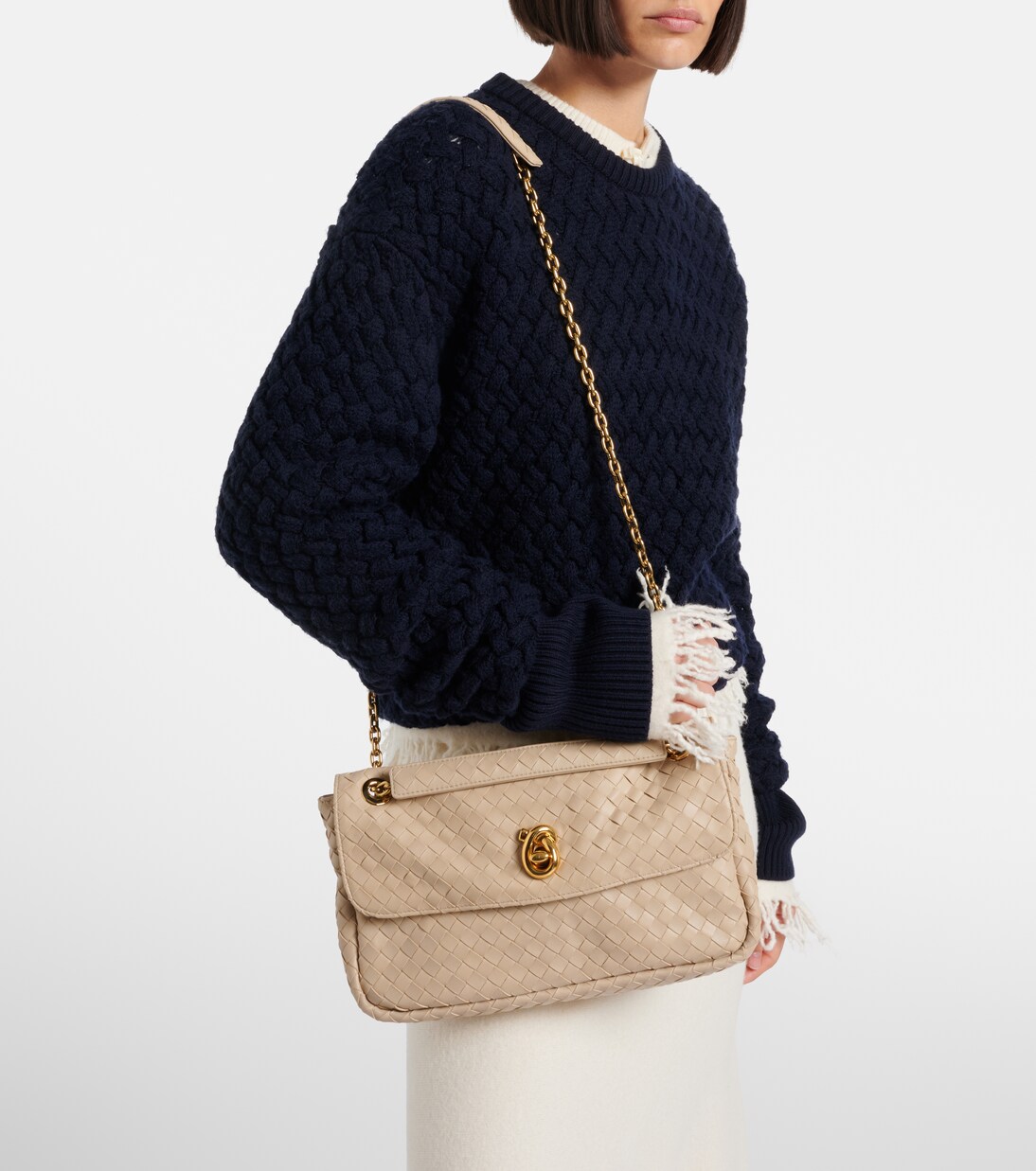 Madison Intrecciato leather shoulder bag | Bottega Veneta