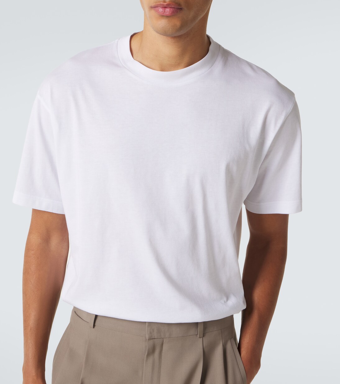 T-shirt Madoc in jersey di cotone | The Row