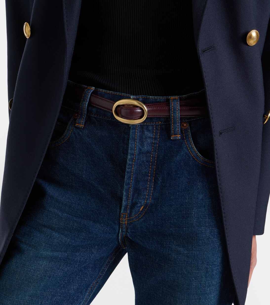 Leather belt | Saint Laurent