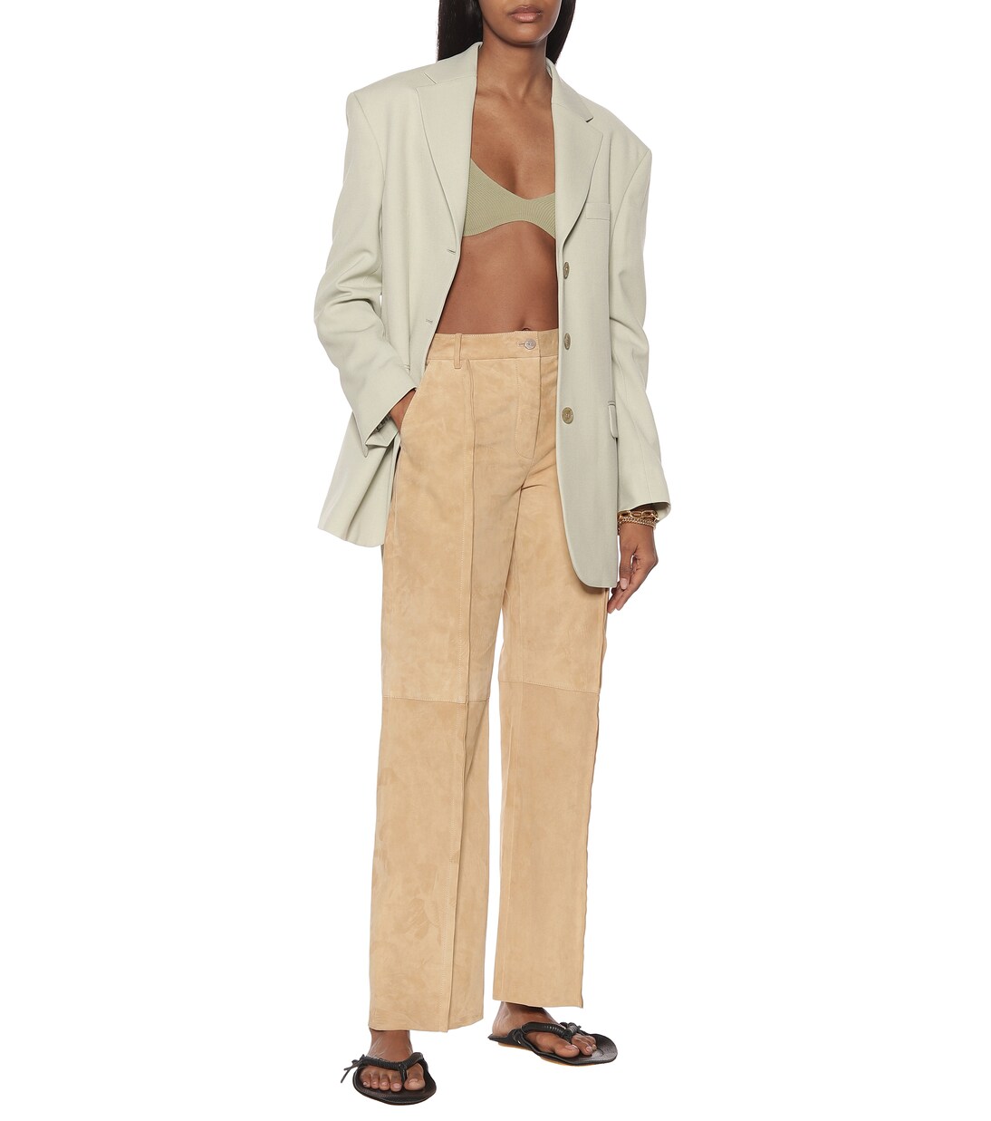 Hose aus Veloursleder | Acne Studios