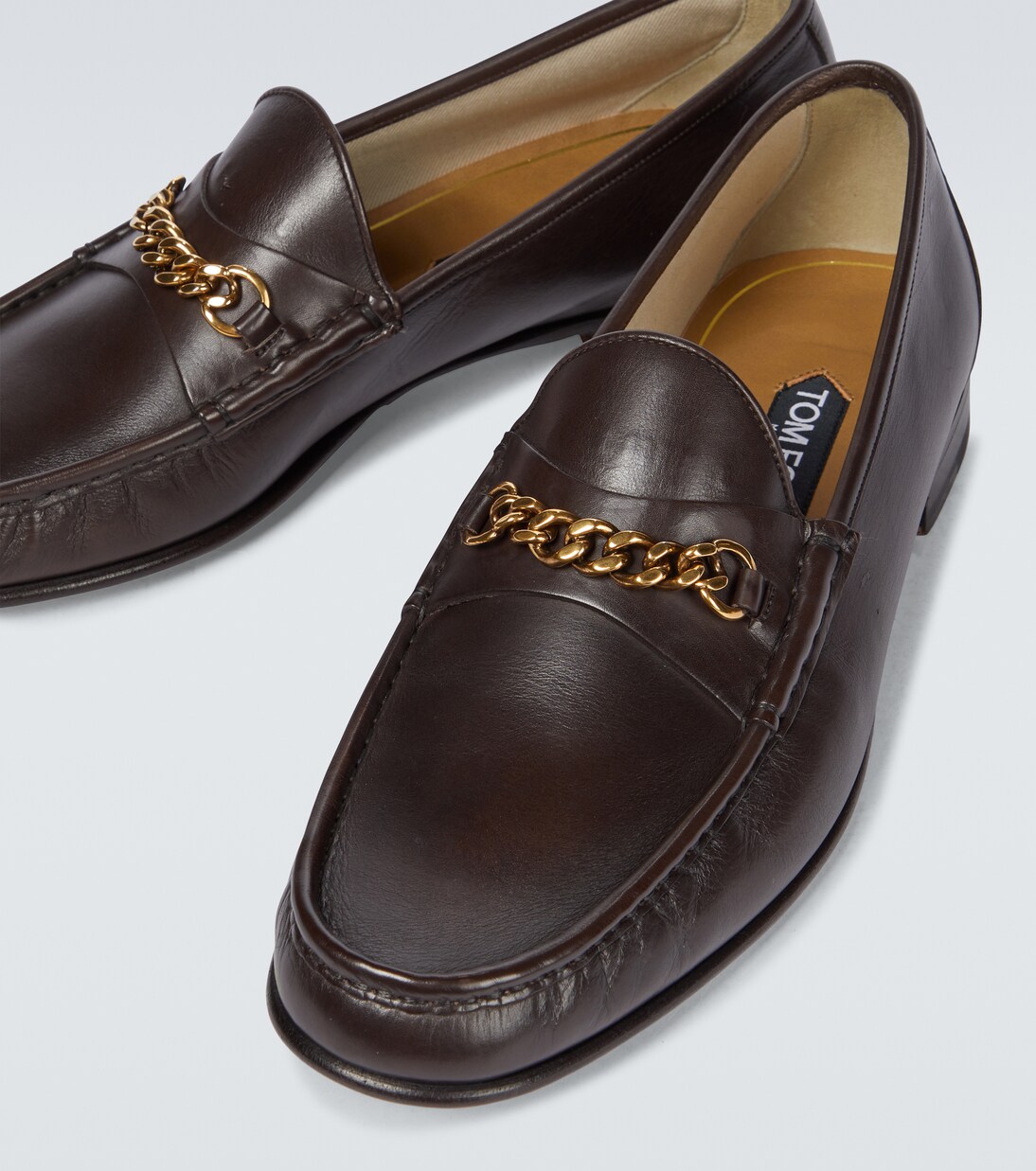 leather York Chain loafers | Tom Ford
