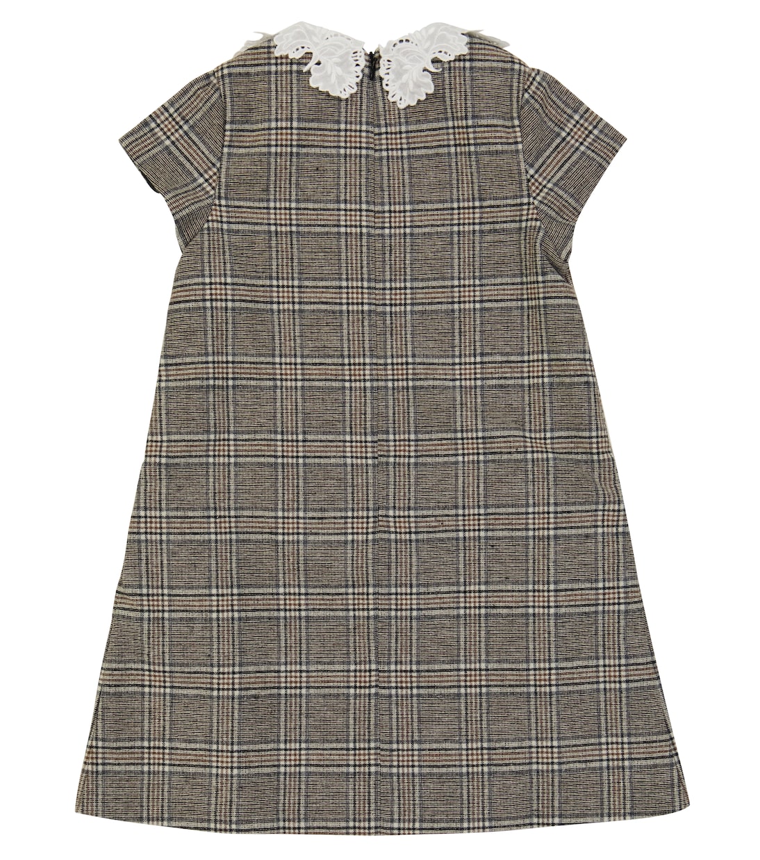 Robe en laine mélangée à carreaux | Tartine et Chocolat