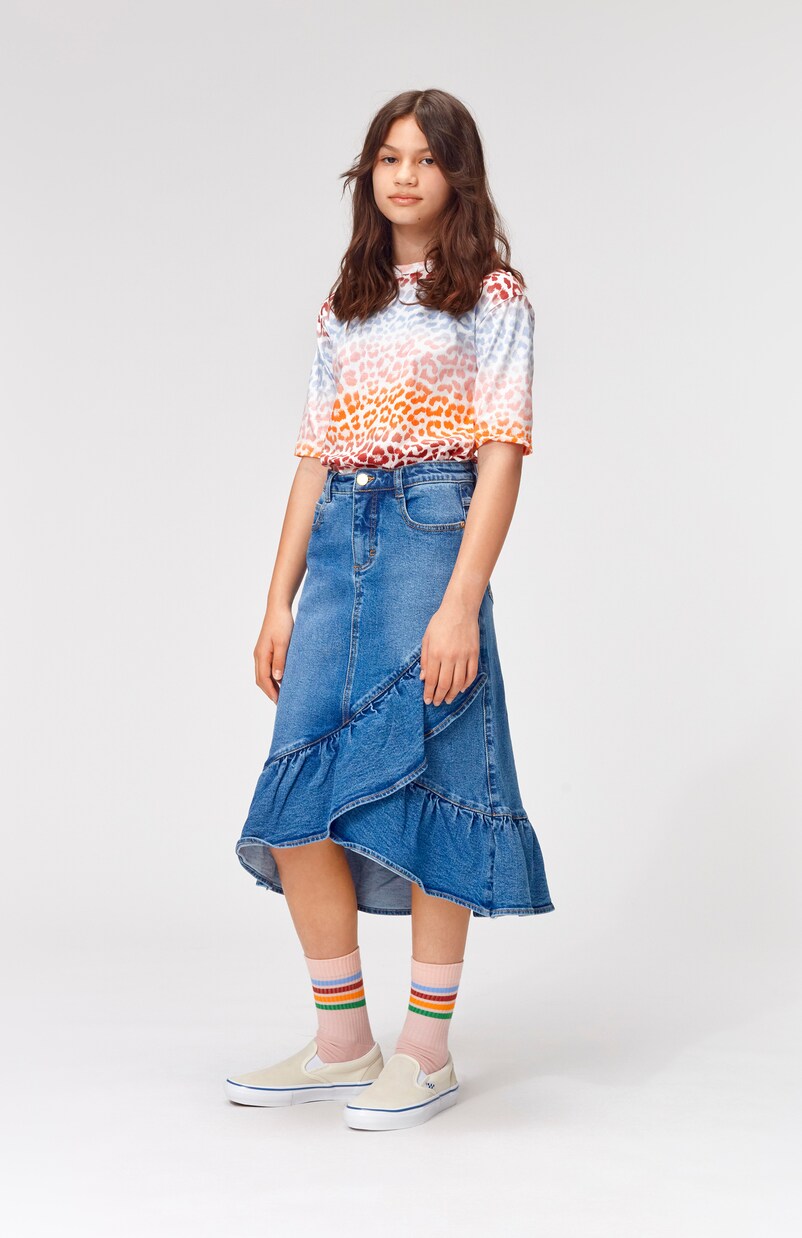 Reen jaguar-print cotton T-shirt | Molo