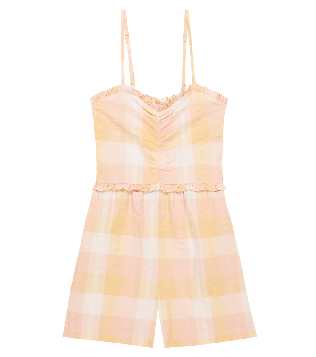 Olimpia plaid cotton jumpsuit | The New Society