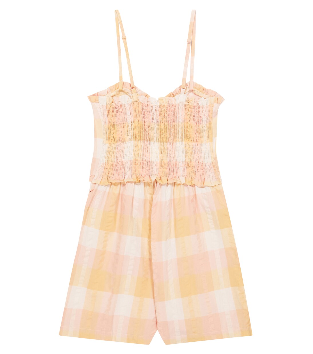 Olimpia plaid cotton jumpsuit | The New Society