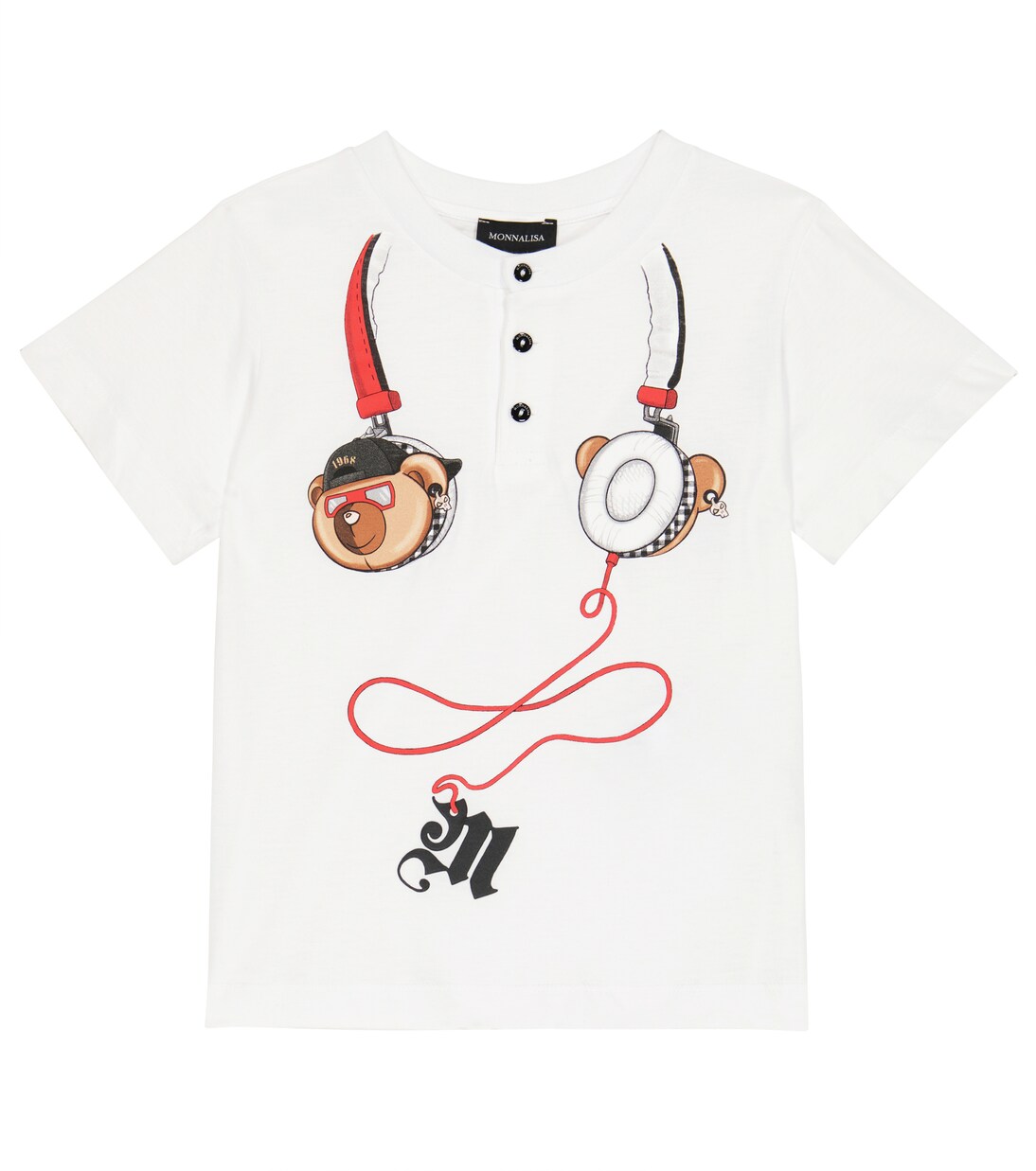 Printed cotton jersey T-shirt | Monnalisa