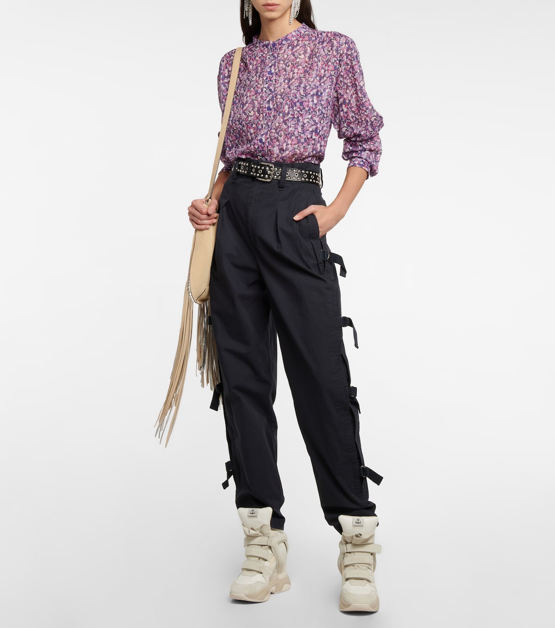 High-Rise-Hose Keowina aus Baumwolle | Marant Etoile