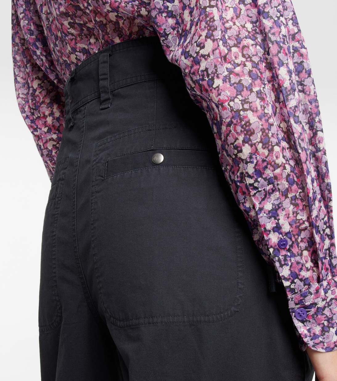 High-Rise-Hose Keowina aus Baumwolle | Marant Etoile