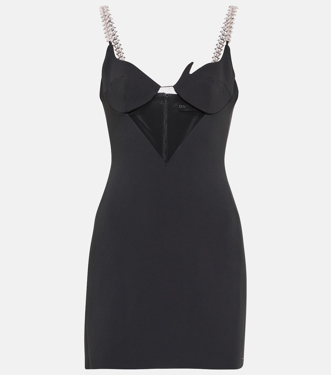 Mesh-panel embellished minidress | David Koma