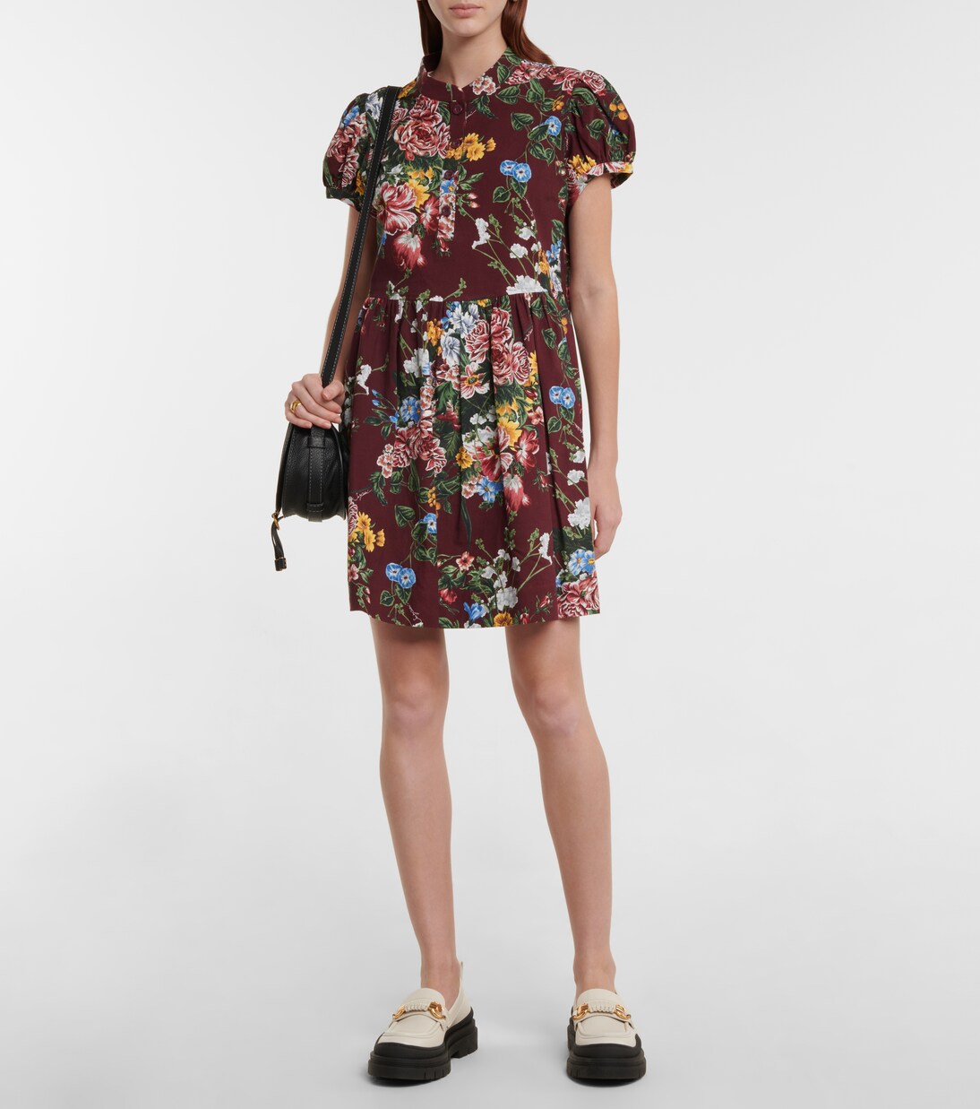 Bedrucktes Kleid aus Baumwolle | See By Chloé