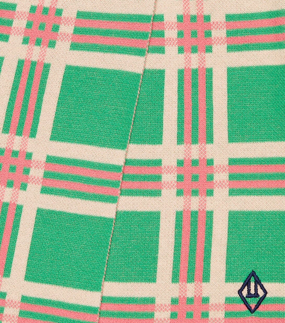 Lynx checked cotton skirt | The Animals Observatory