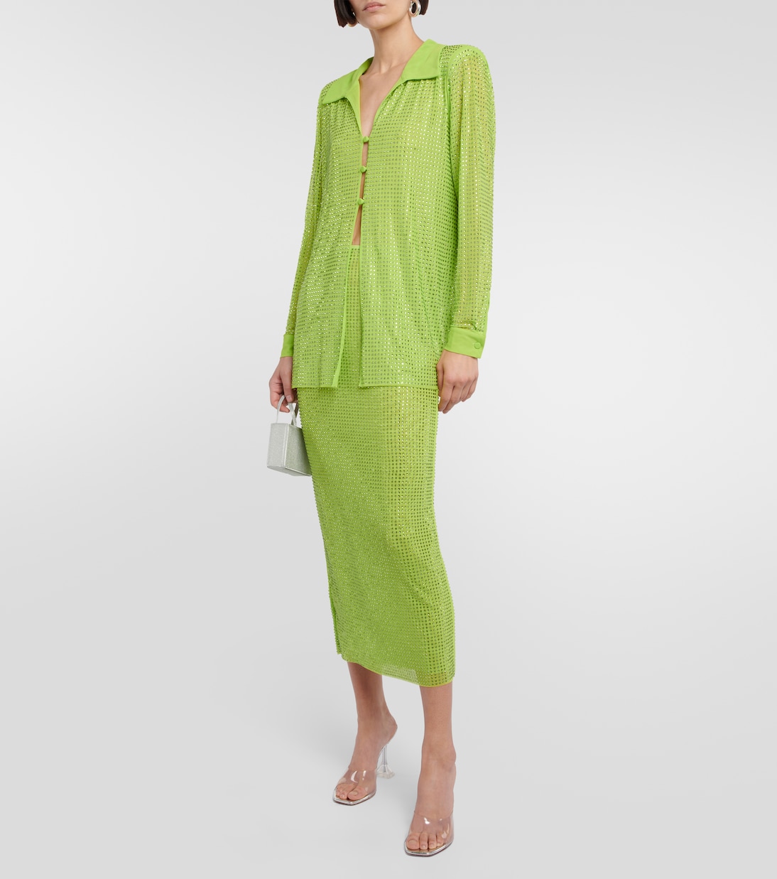 Verzierter Midirock | Self-Portrait