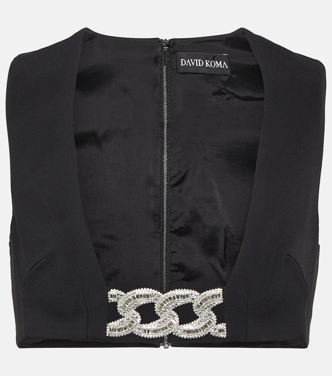 Verziertes Bustier-Top | David Koma