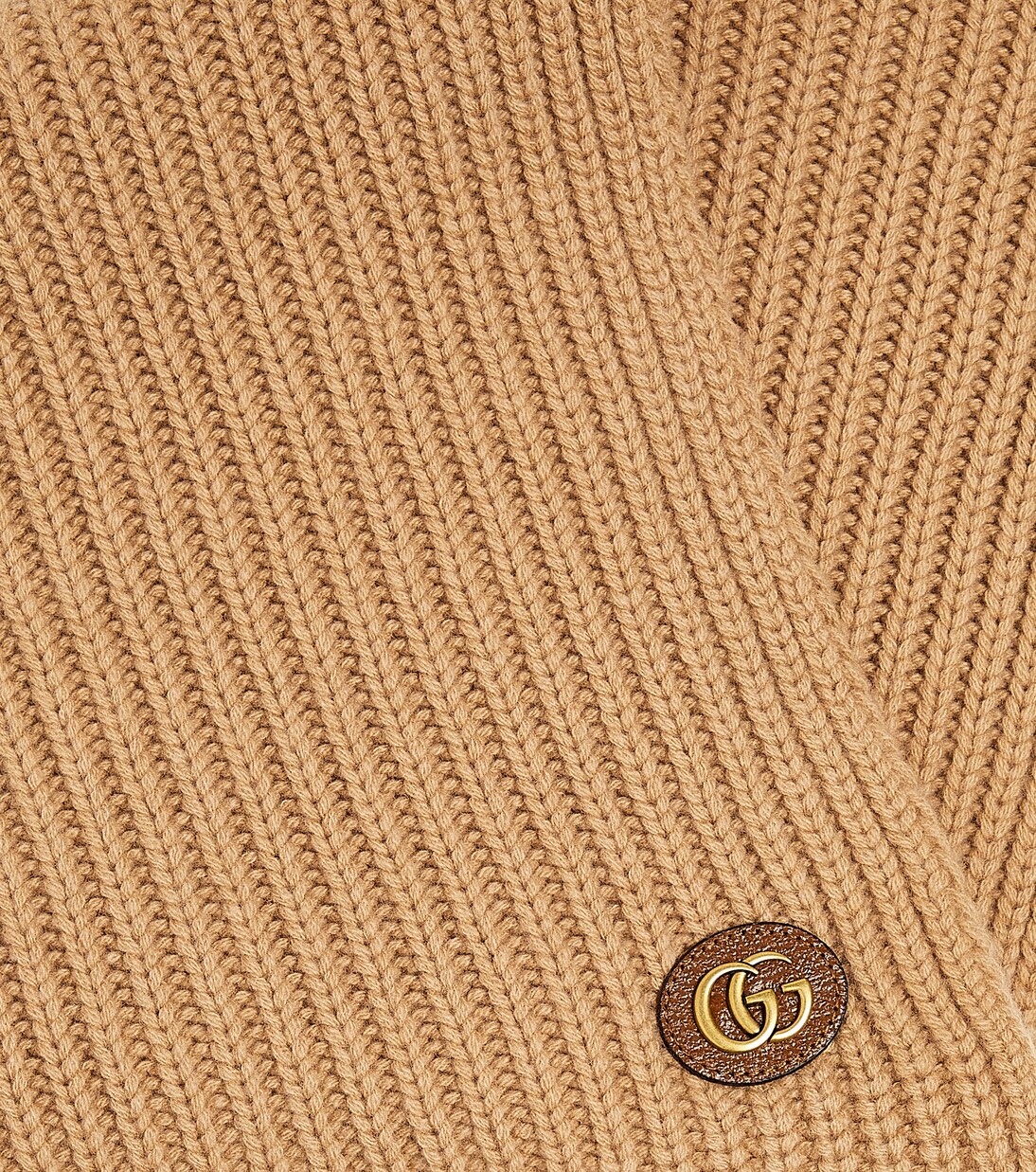 Ribbed-knit wool and cashmere scarf | Gucci