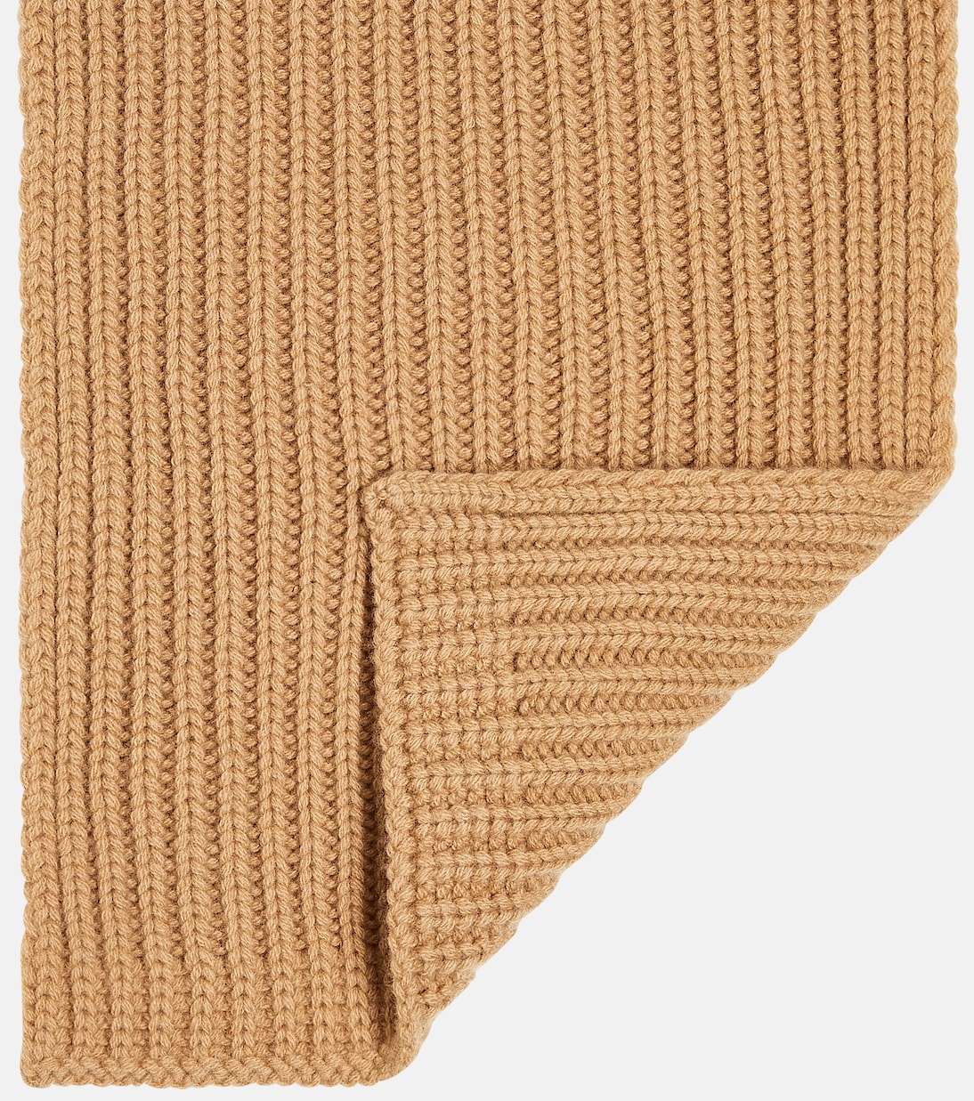 Ribbed-knit wool and cashmere scarf | Gucci