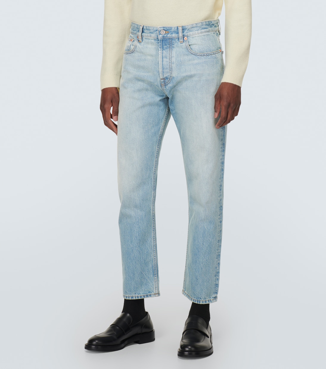 Cropped straight jeans | Valentino