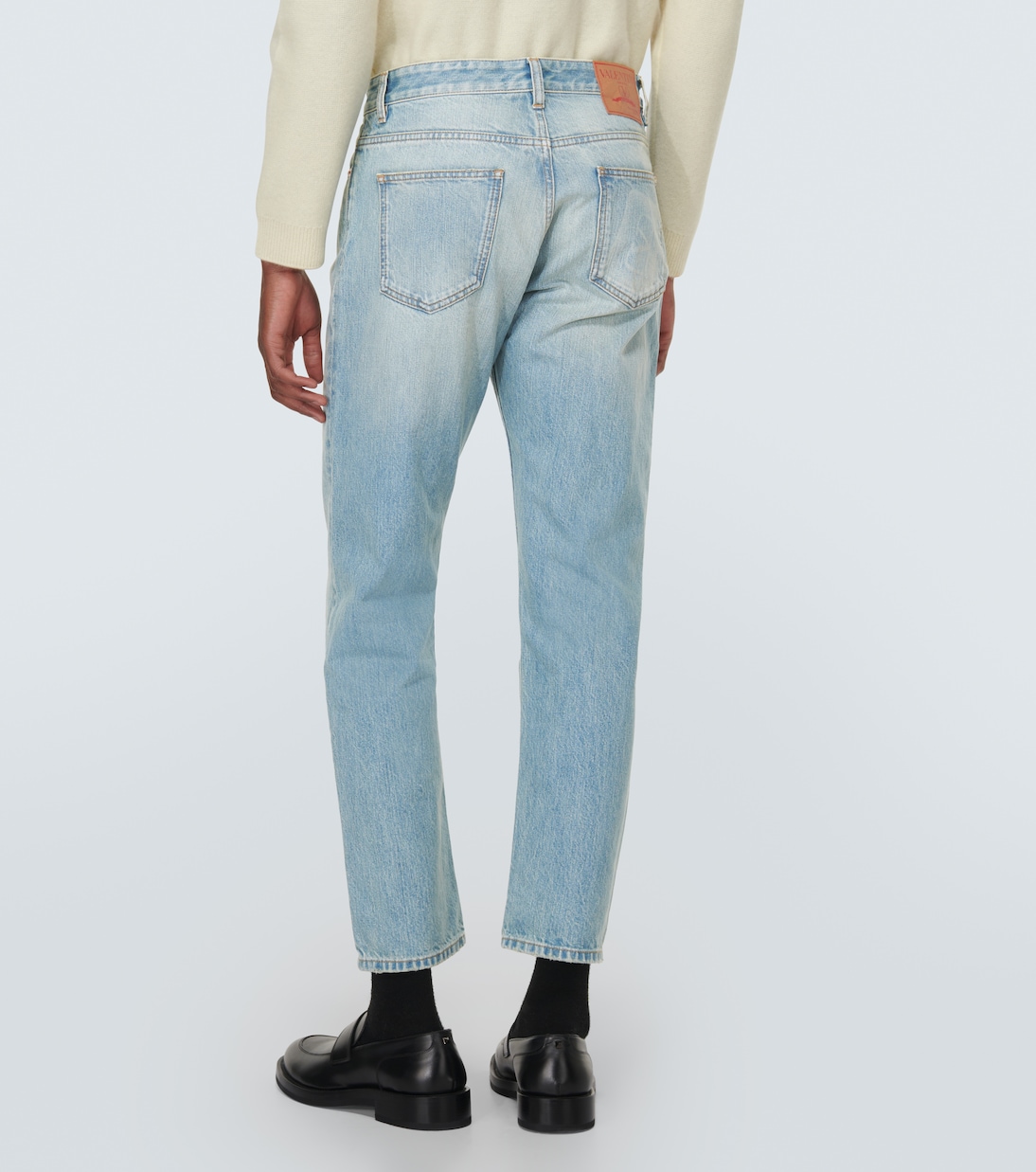 Cropped straight jeans | Valentino