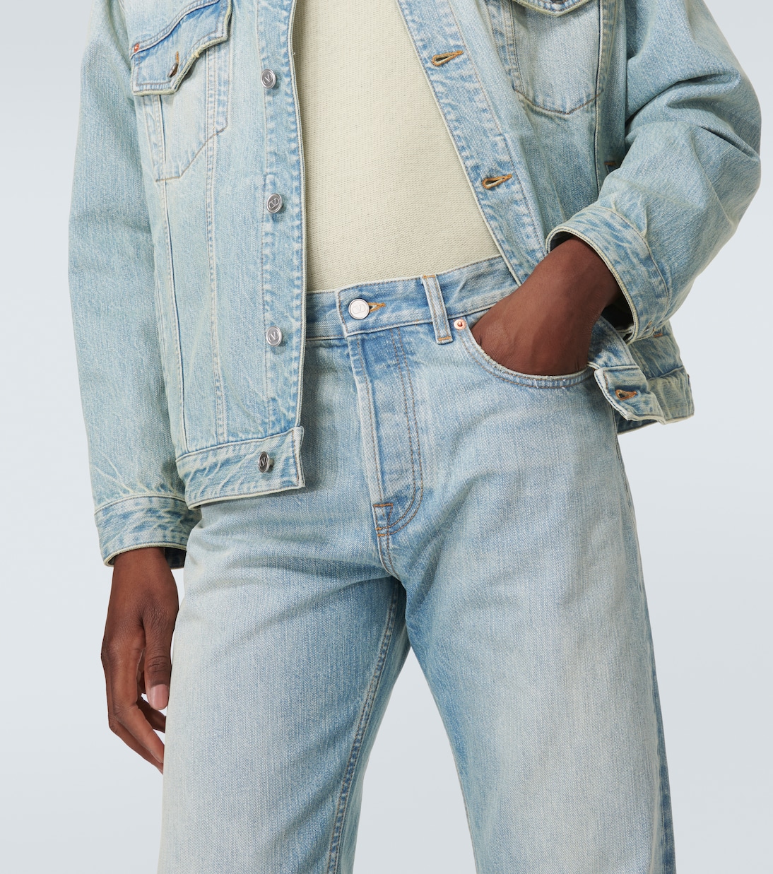 Cropped straight jeans | Valentino