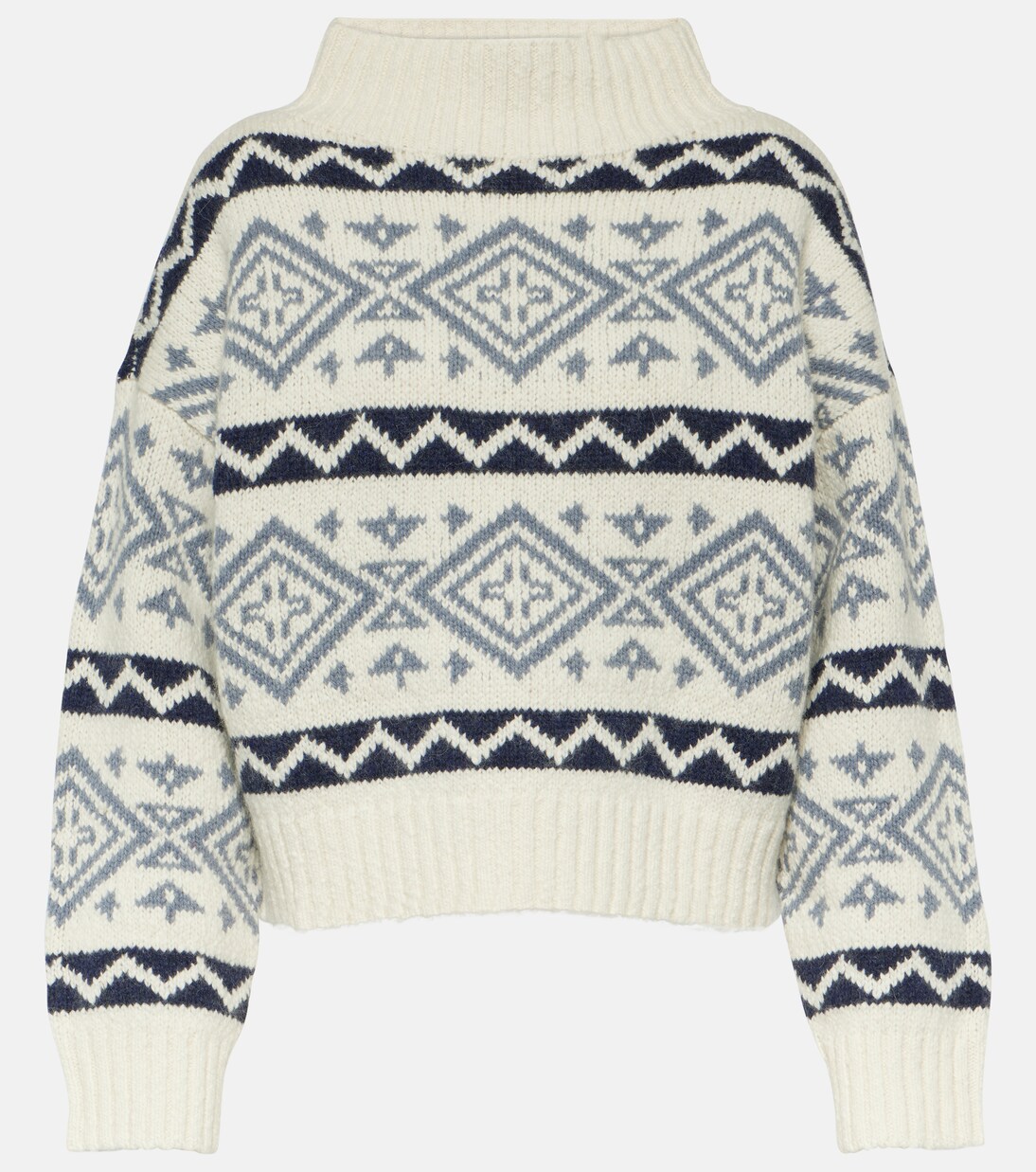Pull intarsia en laine, coton et alpaga | Polo Ralph Lauren