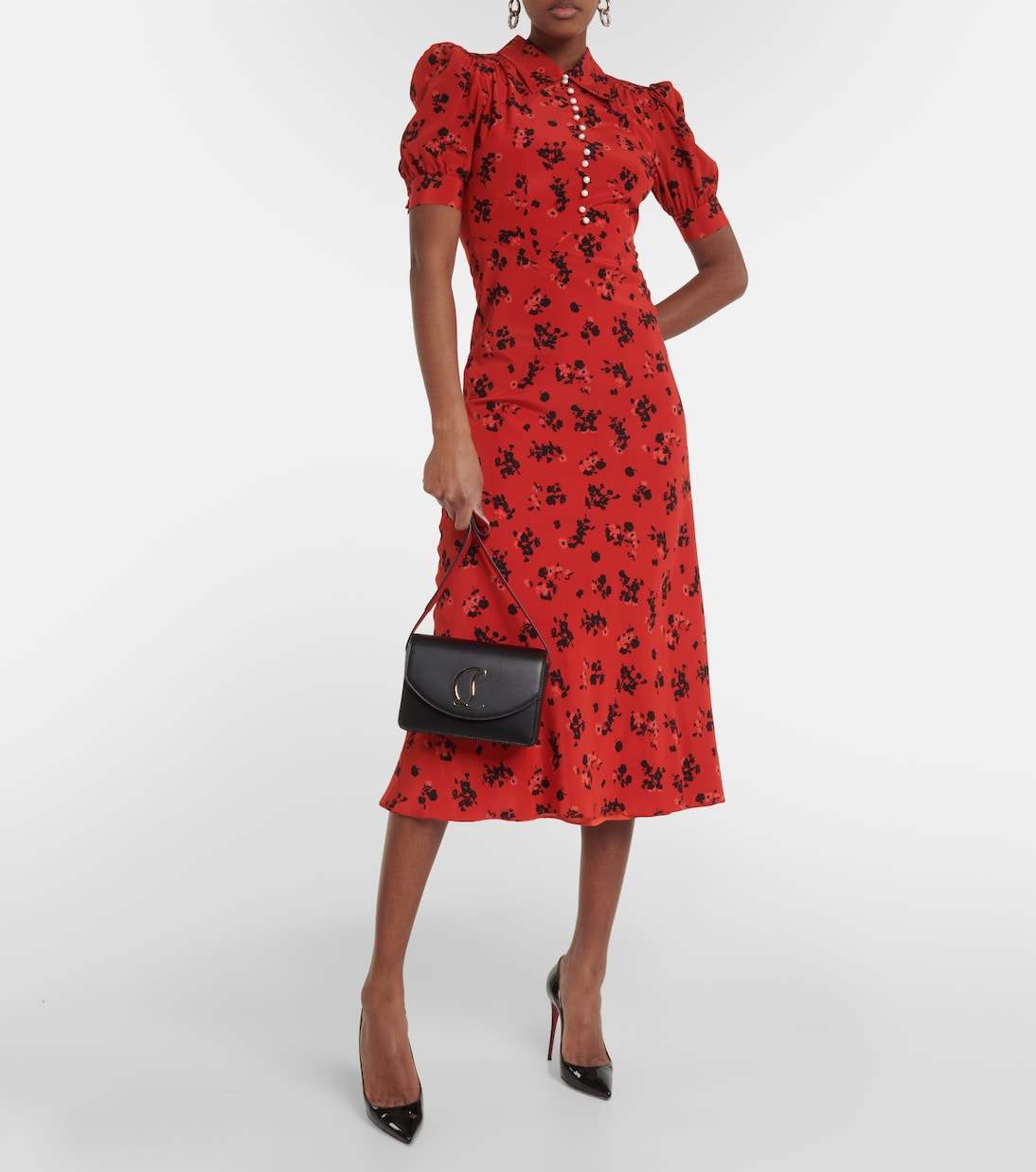 Loubi54 Small leather crossbody bag | Christian Louboutin