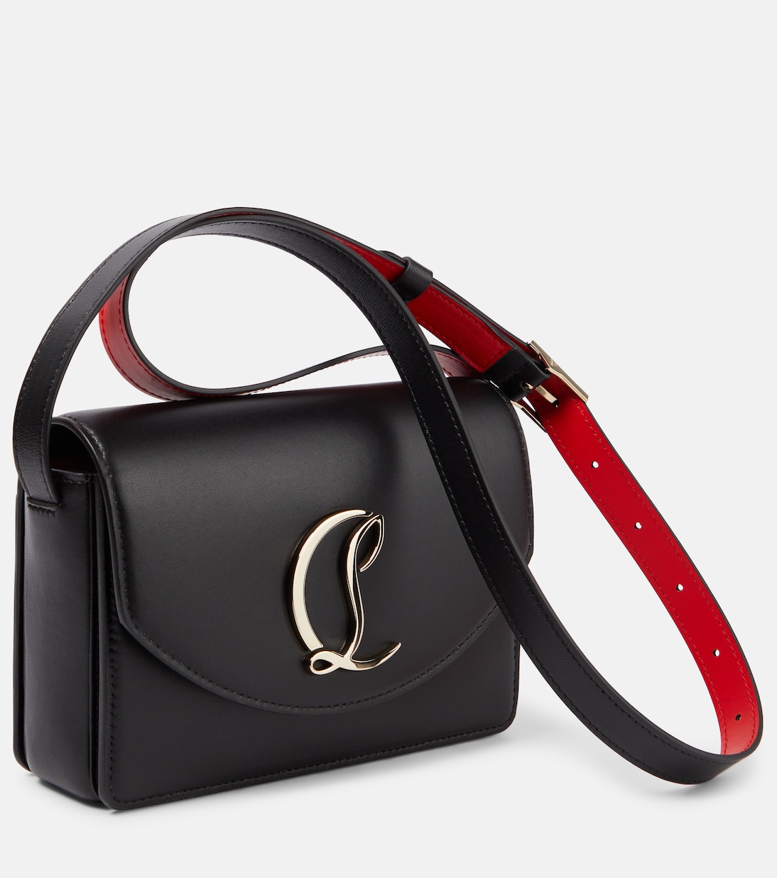 Loubi54 Small leather crossbody bag | Christian Louboutin