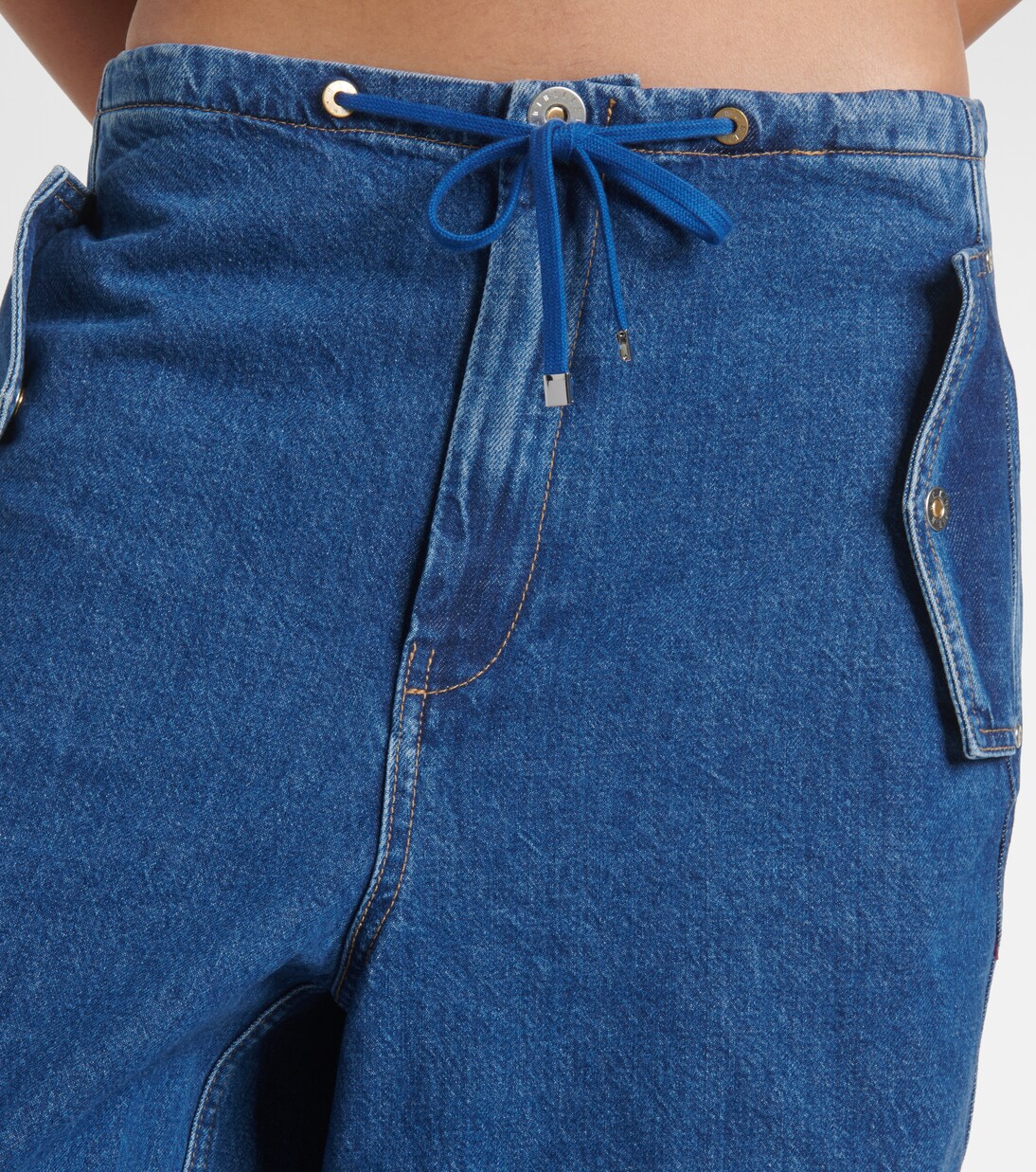 Mid-Rise Wide-Leg Jeans Parachute | Dion Lee