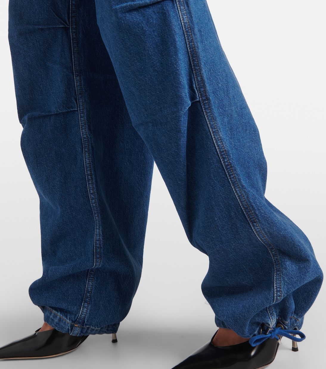 Mid-Rise Wide-Leg Jeans Parachute | Dion Lee