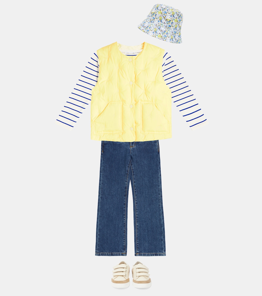 Baudelaire striped cotton top | Bonpoint