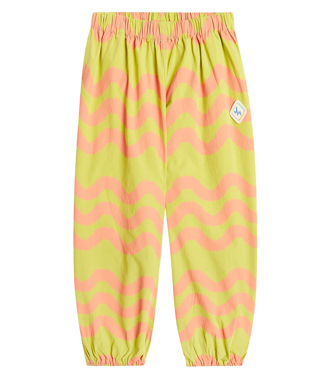 Wave printed cotton sweatpants | Jellymallow