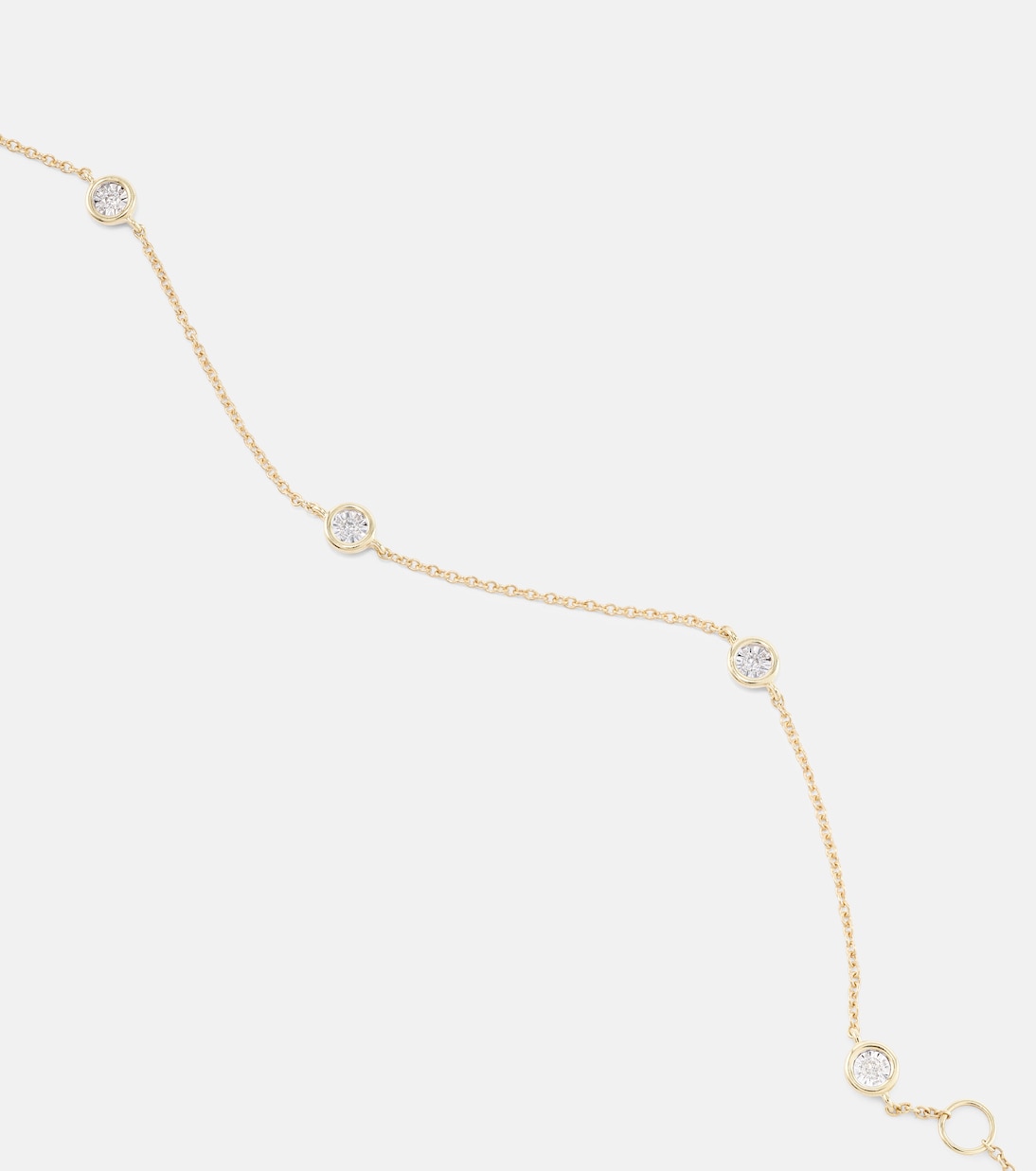 Bracciale Diamonds By The Dozen in oro 10kt con diamanti | Stone and Strand