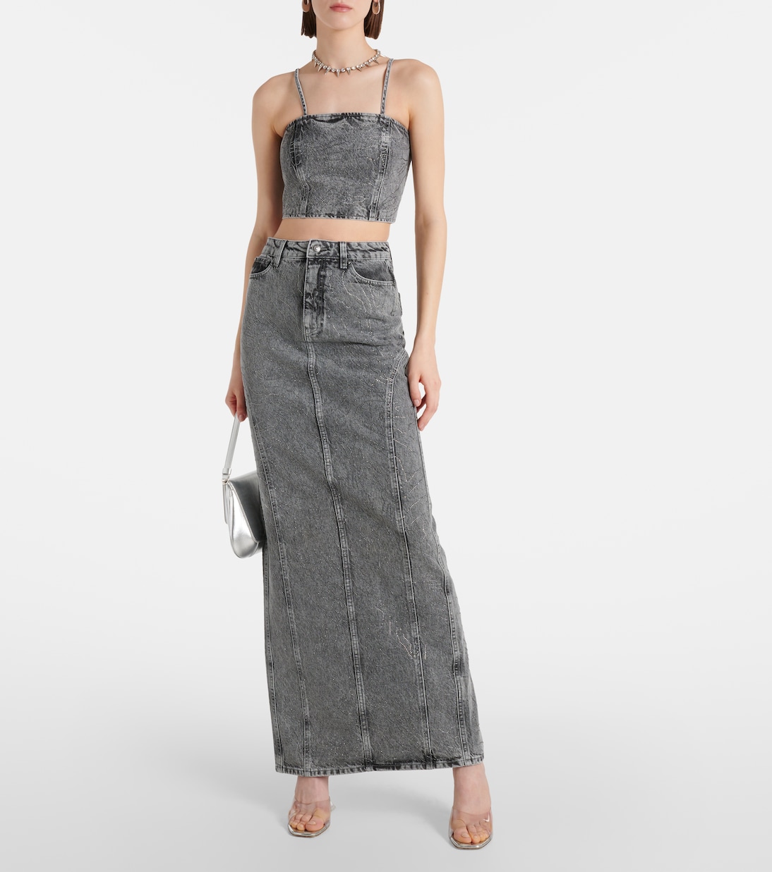 Verzierter Jeansrock | Rotate