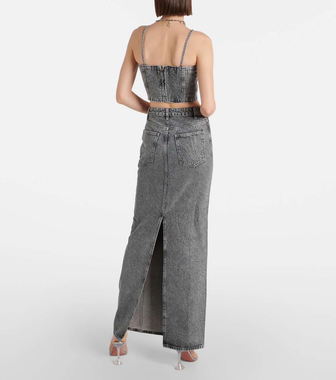 Verzierter Jeansrock | Rotate