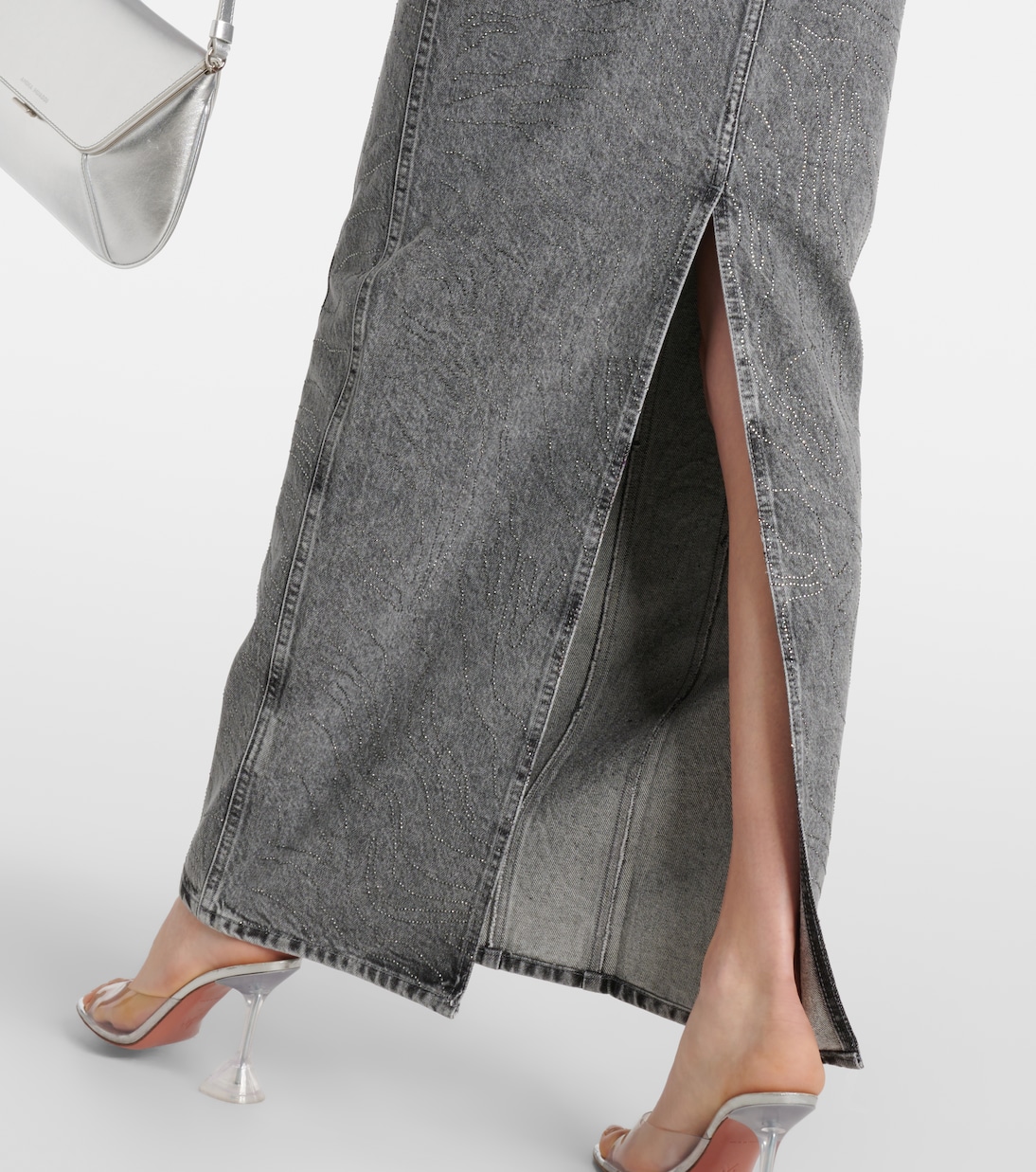 Verzierter Jeansrock | Rotate