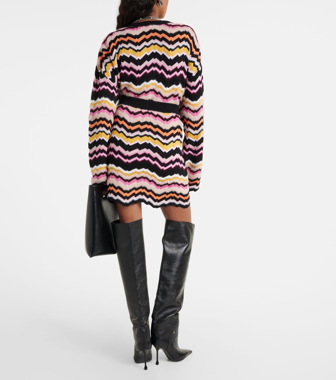 Minirock aus Häkelstrick | Missoni