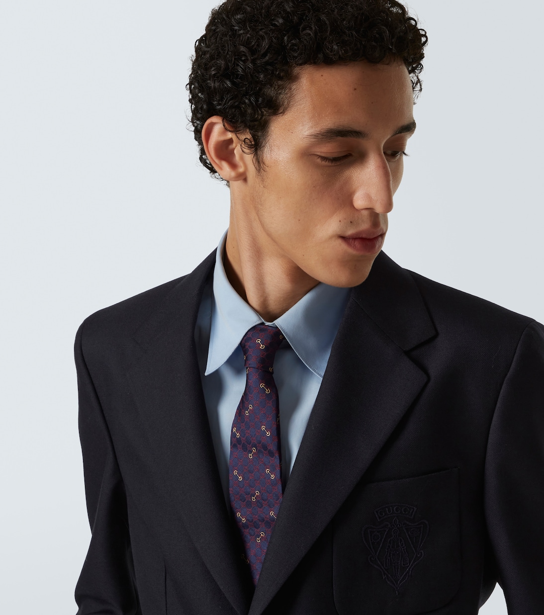GG silk jacquard tie | Gucci