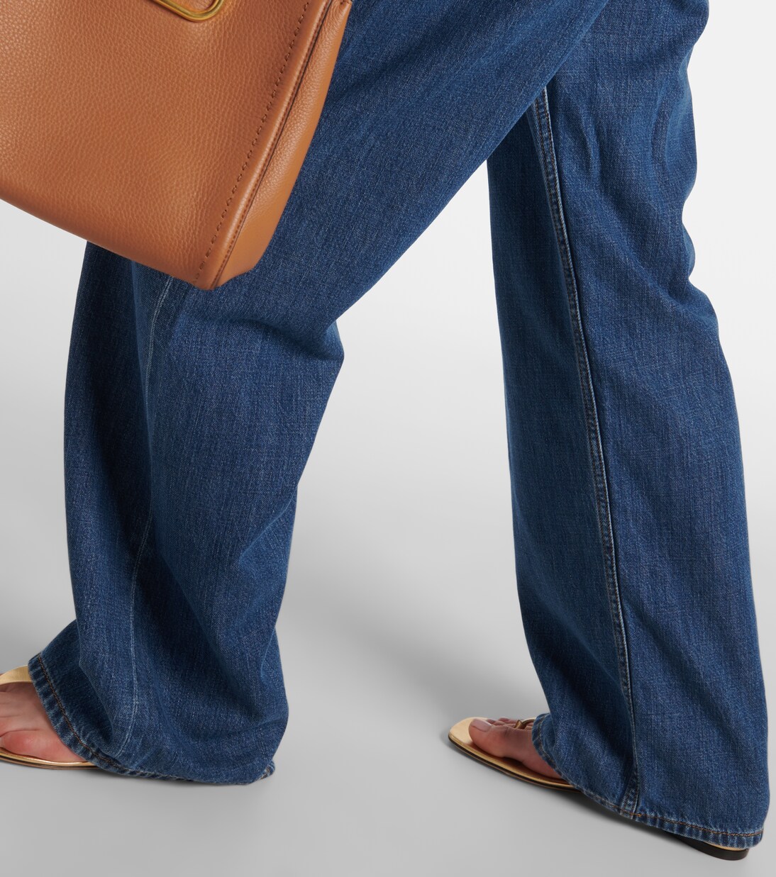 High-Rise Wide-Leg Jeans | Valentino