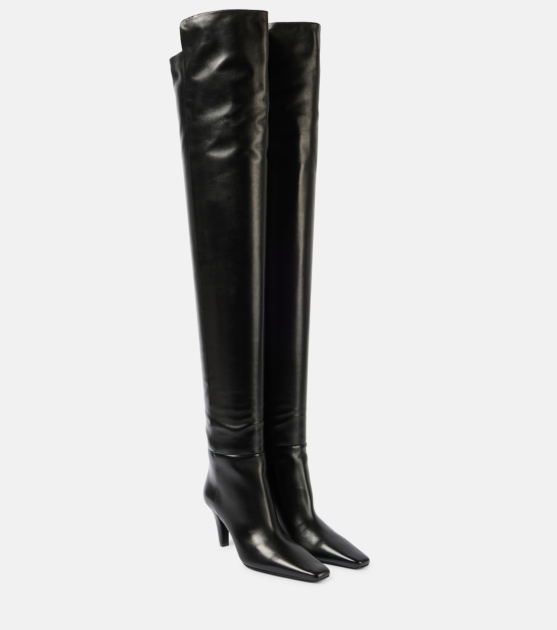 Overknee-Stiefel Jill 75 aus Leder | Saint Laurent