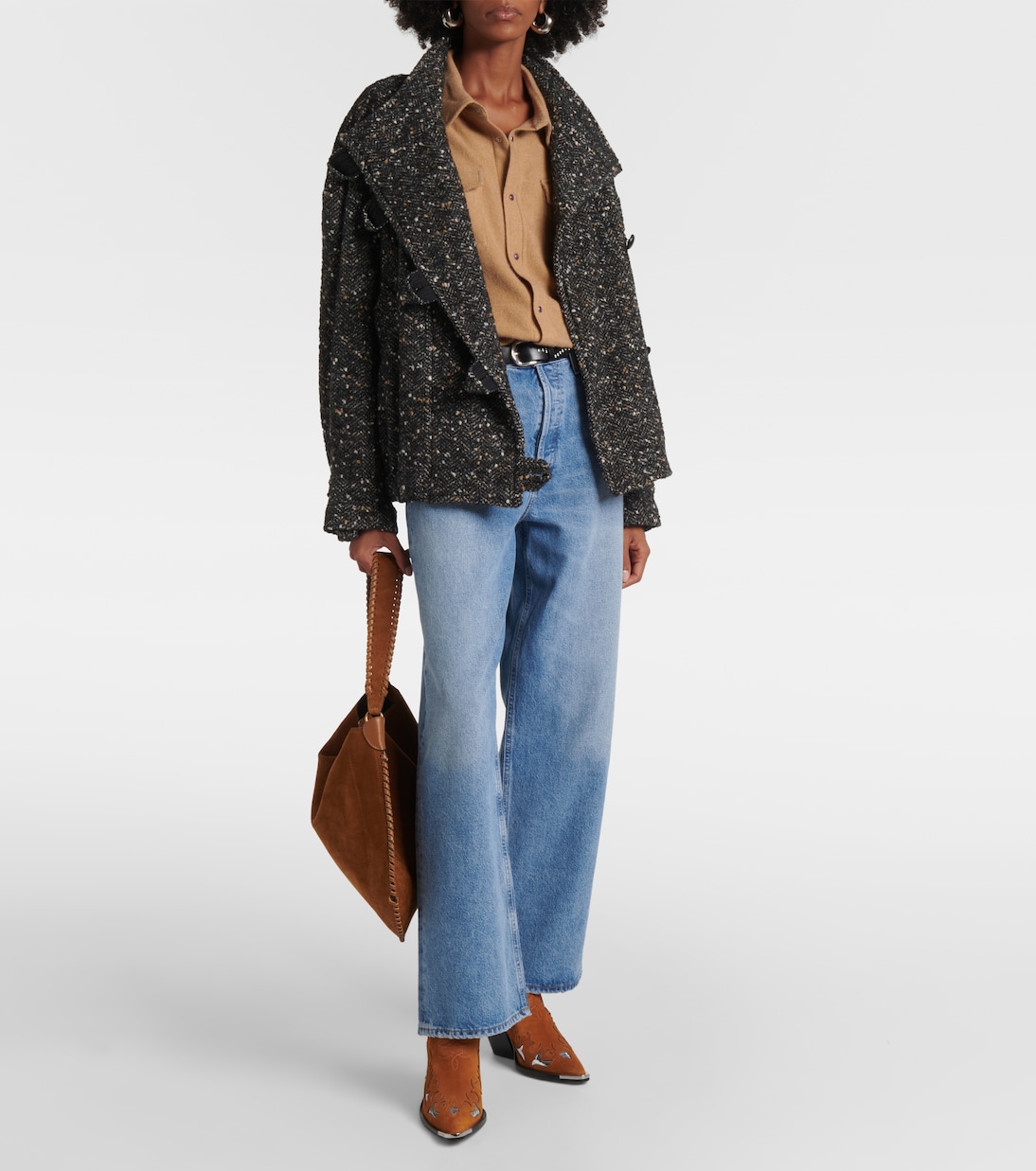 Bronze cashmere shirt | God's True Cashmere